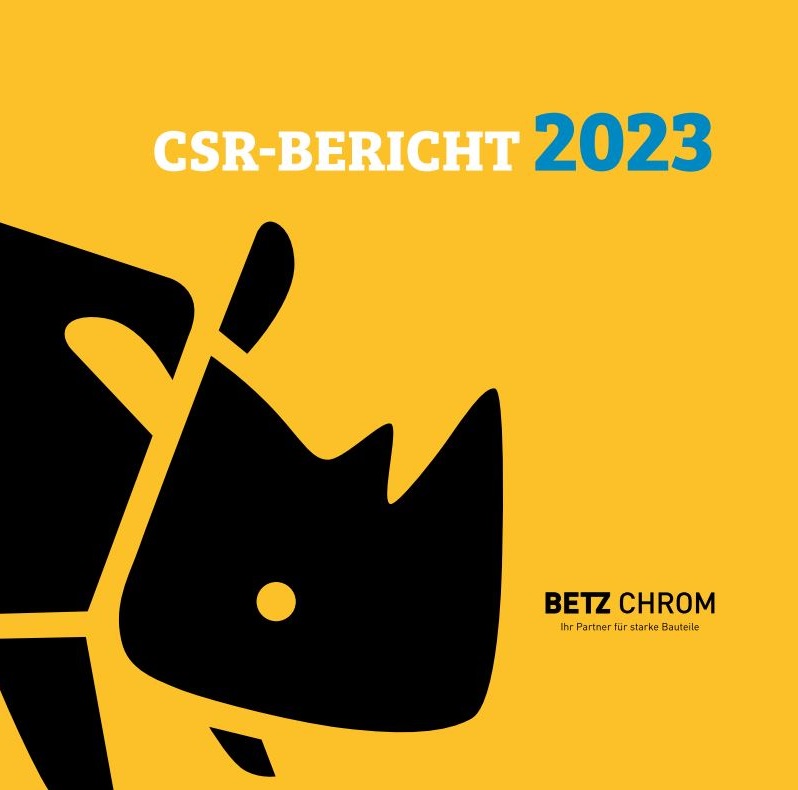 Logo der Betz-Chrom GmbH auf CSR-Bericht 2023